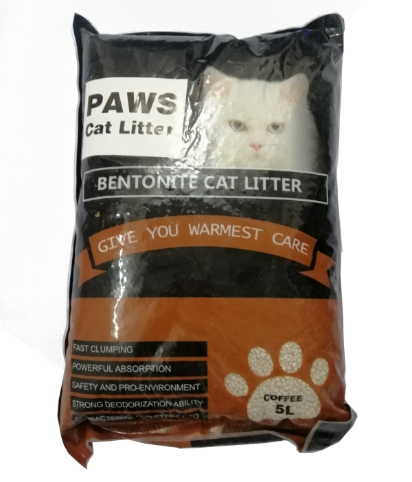 Bentonite Cat Litter Coffee Flavor 5ltr